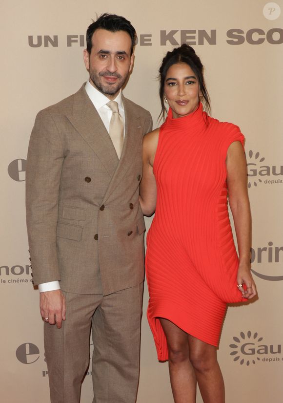 Jonathan Cohen et Leila Bekhti - Avant-première du film "Ma Mère, Dieu et Sylvie Vartan" au cinéma Pathé Palace à Paris le 17 mars 2025. © Coadic Guirec/Bestimage