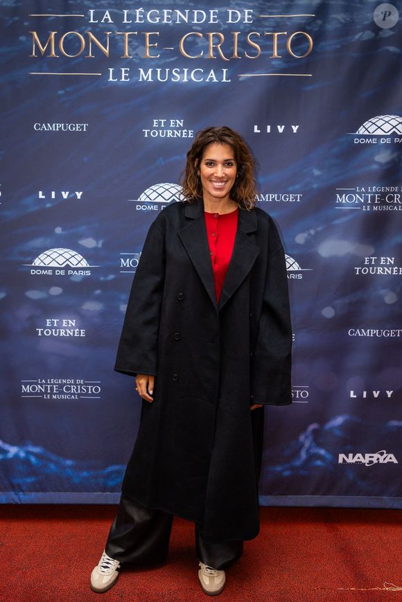 Exclusif - Laurie Cholewa au photocall du showcase de présentation de la comédie musicale La Légende du Comte de Monte Cristo à Salle Gaveau à Paris, France, le 25 septembre 2025. © Julien Sarkissian/Bestimage
