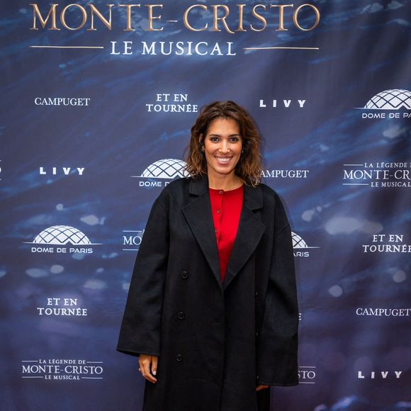 Exclusif - Laurie Cholewa au photocall du showcase de présentation de la comédie musicale La Légende du Comte de Monte Cristo à Salle Gaveau à Paris, France, le 25 septembre 2025. © Julien Sarkissian/Bestimage