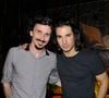 Une passion dont se moque gentiment son ami Arnaud Tsamere.
Arnaud Tsamere, Jeremy Ferrari à Paris le 6 juin 2012.