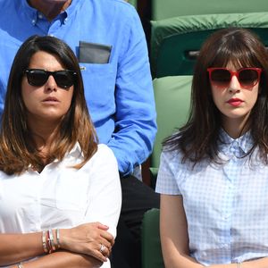 Karine Ferri et Nolwenn Leroy assistent aux Internationaux de France de tennis à Roland-Garros à Paris, France, le 27 mai 2016. Photo by Laurent Zabulon/ABACAPRESS.COM