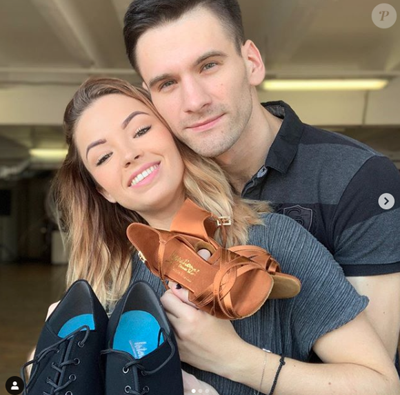 Marie Denigot ("Danse avec les stars") et son amoureux Nikolay Levchenkov avant le confinement et leur séparation.