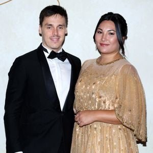 Louis Ducruet et Marie Chevallier assistent au Bal Du Centenaire - Prince Rainer III au profit de la lutte contre le Sida à Monaco au Casino De Monte-Carlo le 20 octobre 2023 à Monaco, Monaco. Photo par Pascal Le Segretain/Pool/ABACAPRESS.COM
