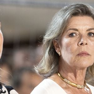 La princesse Caroline de Hanovre et Charlotte Casiraghi assistent au 15ème Jumping International de Monte-Carlo, le 03 juillet 2021 à Monte-Carlo, Monaco.
Photo by David Niviere/ABACAPRESS.COM