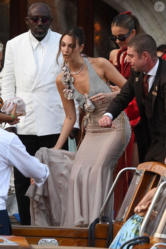 Vittoria Cerreti à Venise pour le mariage de Jeff Bezos, en juillet 2025.Backgrid UK/ Bestimage