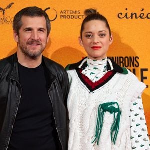 Marion Cotillard et son compagnon Guillaume Canet lors de l'avant-première du film "Nous finirons ensemble" au cinéma UGC Brouckère à Bruxelles, Belgique, le 23 avril 2019. © Alain Rolland/ImageBuzz/Bestimage