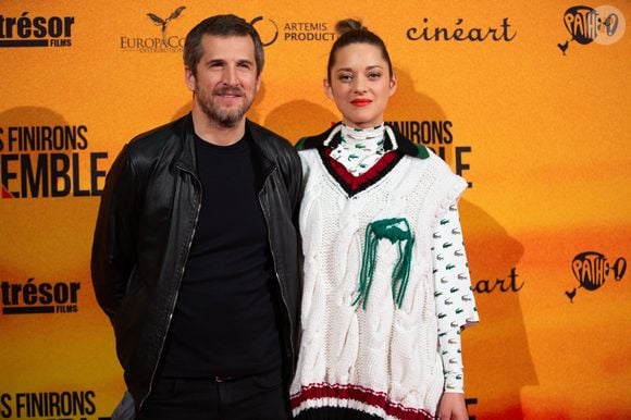 Marion Cotillard et son compagnon Guillaume Canet lors de l'avant-première du film "Nous finirons ensemble" au cinéma UGC Brouckère à Bruxelles, Belgique, le 23 avril 2019. © Alain Rolland/ImageBuzz/Bestimage