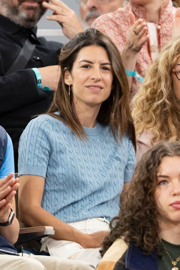 Helene Mannarino dans les tribunes lors des Internationaux de France de Tennis de Roland Garros 2025. Paris, le 28 mai 2025. 
© Moreau / Jacovides / Bestimage