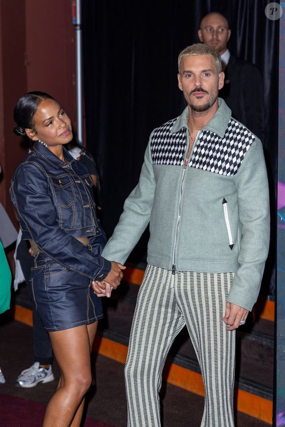 Ou plutôt, un de ses fils, qu'il a eu avec Christina Milian.

Christina Milian et son mari Matt Pokora (M.Pokora) - Avant-première du film "Les Trolls 3" au cinéma Gaumont Marignan à Paris. Le 11 octobre 2023
© Olivier Borde / Bestimage
