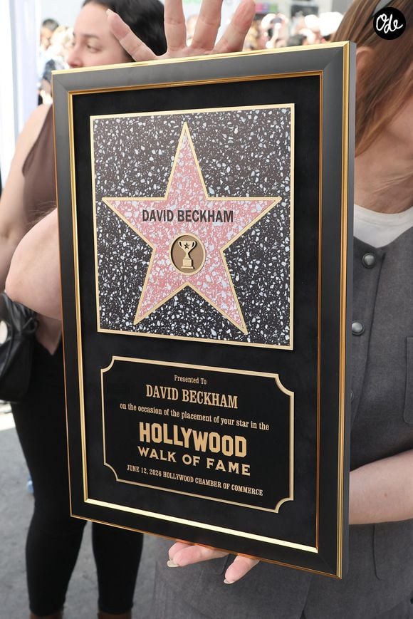 11 juin 2026, Los Angeles, Californie, États-Unis : plaque commémorative lors d'une cérémonie rendant hommage à l'actrice Jessica Chastain, à l'occasion de l'inauguration de son étoile sur le Walk of Fame d'Hollywood. (Crédit photo : © Nina Prommer/ZUMA Press Wire / Bestimage)