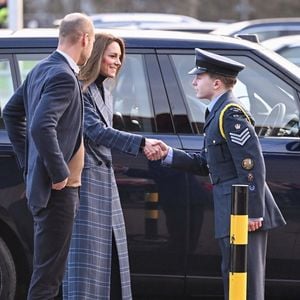 Le prince William, prince de Galles, et Catherine (Kate) Middleton, princesse de Galles, arrivent pour visiter l'Académie nationale de curling à Stirling, Royaume Uni, le 20 janvier 2026. Cover Images via ZUMA Press / Bestimage/Bestimage