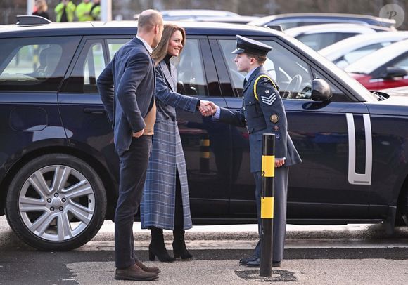 Le prince William, prince de Galles, et Catherine (Kate) Middleton, princesse de Galles, arrivent pour visiter l'Académie nationale de curling à Stirling, Royaume Uni, le 20 janvier 2026. Cover Images via ZUMA Press / Bestimage/Bestimage