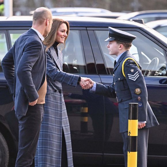 Le prince William, prince de Galles, et Catherine (Kate) Middleton, princesse de Galles, arrivent pour visiter l'Académie nationale de curling à Stirling, Royaume Uni, le 20 janvier 2026. Cover Images via ZUMA Press / Bestimage/Bestimage