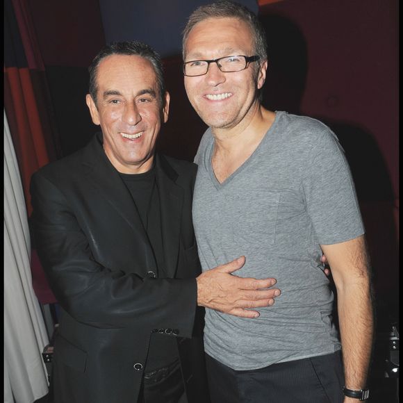 Thierry Ardisson et Laurent Ruquier - Laurent Ruquier mixe au Murano, à Paris.
RACHID BELLAK / BESTIMAGE
