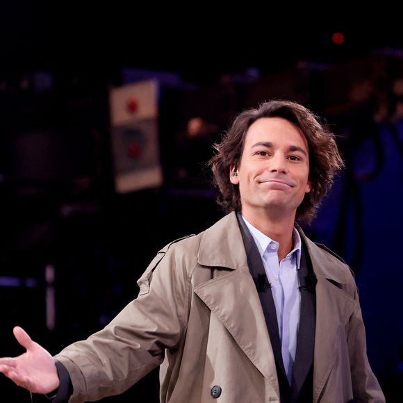 Exclusif - Bertrand Chameroy sur le plateau de sa nouvelle émission "Bertrand n'a pas sommeil", diffusée à partir du 5 janvier sur France 2
© Dominique Jacovides / Bestimage