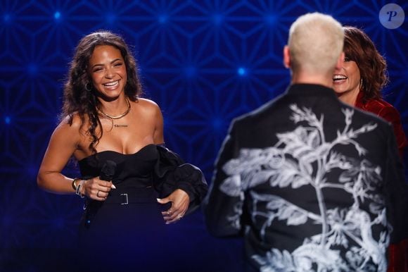 Exclusif - Christina Milian, M. Pokora (Matt Pokora), Faustine Bollaert - Surprises - Enregistrement de l'émission "La boîte à secrets N°17", présentée par F.Bollaert et diffusée le 19 janvier 2024 sur France 3
Christophe Clovis / Bestimage