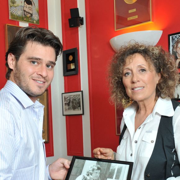 Mireille Dumas et Julien Dassin le 20 septembre, 2012 à Paris, France. Photo by Max Colin/ABACAPRESS.COM