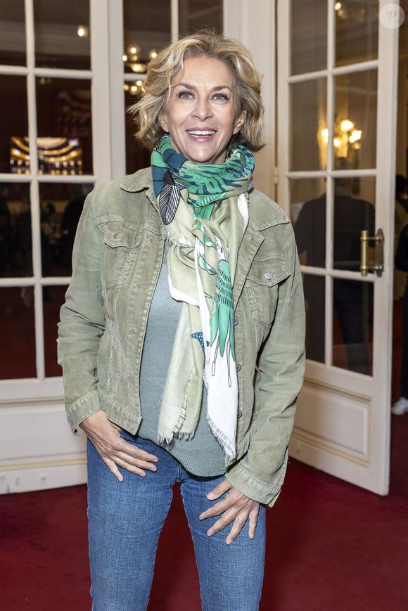 Exclusif - Corinne Touzet - Générale de la pièce "Royan, la professeur de Français" au théâtre de Paris le 17 avril 2024. © Borde / Rindoff / Bestimage