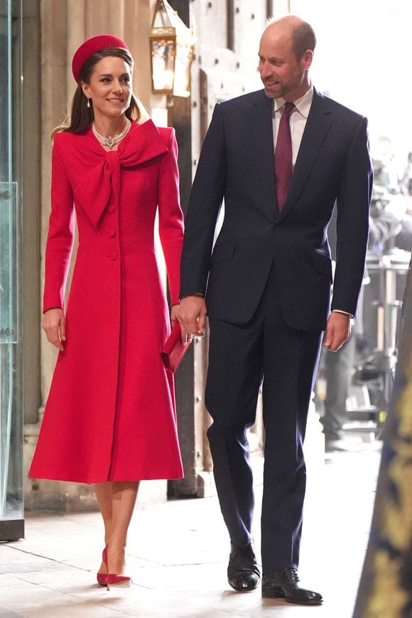 Le prince William, prince de Galles, et Catherine (Kate) Middleton, princesse de Galles - La famille royale d'Angleterre célèbre le 76ème Commonwealth Day à l'abbaye de Westminster à Londres le 10 mars 2025.
Crédit : Julien Burton / Bestimage
