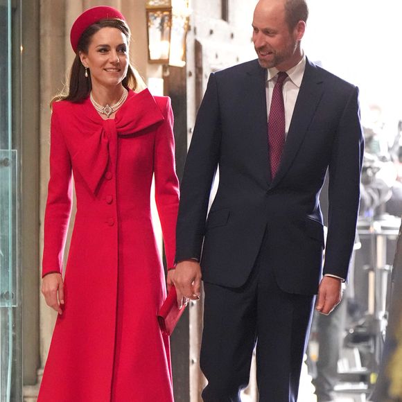 Le prince William, prince de Galles, et Catherine (Kate) Middleton, princesse de Galles - La famille royale d'Angleterre célèbre le 76ème Commonwealth Day à l'abbaye de Westminster à Londres le 10 mars 2025.
Crédit : Julien Burton / Bestimage