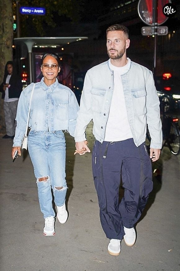Christina Milian et M. Pokora en marge du concert de Drake à Paris.

© Backgrid USA / Bestimage