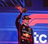 Il s'agit du premier enfant du quadruple champion de Formule 1,
VERSTAPPEN Max (Pays-Bas), Red Bull Racing RB21, portrait sur le podium lors du Grand Prix de Formule 1 STC d'Arabie Saoudite 2025, 5ᵉ manche du Championnat du monde de Formule 1 FIA 2025, du 18 au 20 avril 2025 sur le circuit urbain de la corniche de Djeddah, à Djeddah, en Arabie Saoudite.
Photo : DPPI / PsnewZ / Bestimage