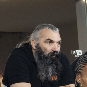 Sebastien Chabal - Personnalités à la finale de la coupe du monde de rugby Afrique du Sud / Nouvelle Zélande (12 - 11) au stade de France à Saint-Denis le 28 octobre 2023.