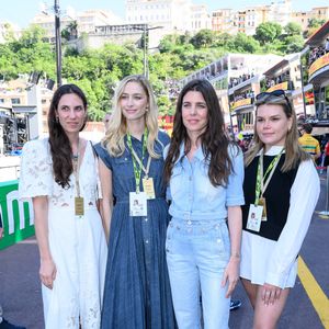 Tatiana Santo Domingo, Beatrice Borromeo, Charlotte Casiraghi et Camille Gottlieb assistent au GP de Monaco à Montecarlo, championnat du monde de Formule 1 2024 le 25 mai 2024 à Monaco. Photo by ABACAPRESS.COM