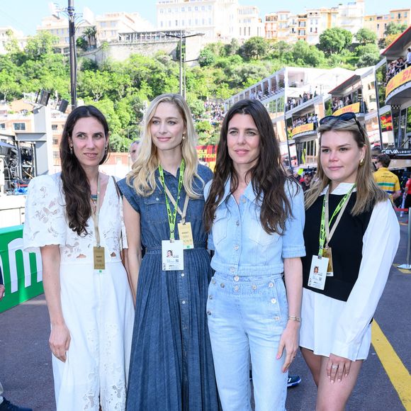 Tatiana Santo Domingo, Beatrice Borromeo, Charlotte Casiraghi et Camille Gottlieb assistent au GP de Monaco à Montecarlo, championnat du monde de Formule 1 2024 le 25 mai 2024 à Monaco. Photo by ABACAPRESS.COM