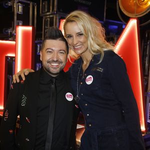Chris Marques et Élodie Gossuin enregistrent l'émission "Tout le monde chante contre le cancer" au Palais des Sports à Paris, le 11 décembre 2018.

© M.Ausset Lacroix-D.Guignebourg / Bestimage