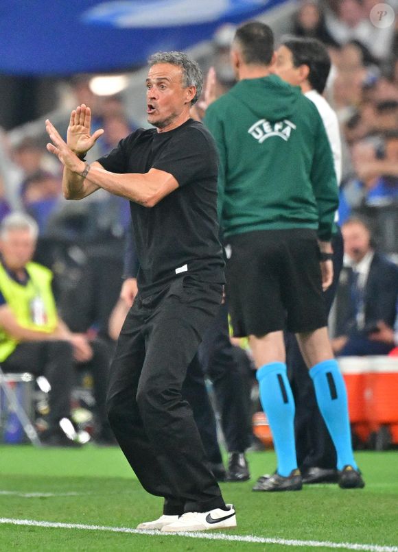 Luis Enrique - Finale de la Ligue Des Champions 2025 "PSG - Inter Milan" à l'Allianz Arena de Munich, le 31 mai 2025.
© Christian Liewig/Bestimage