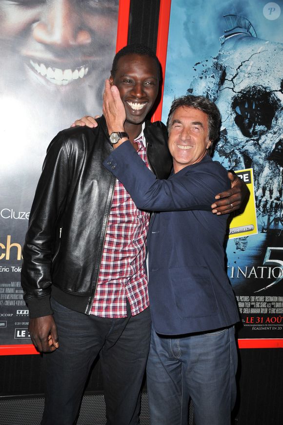 François Cluzet et Omar Sy au Festival du film francophone d'Angoulême, en 2011. © Guillaume Gaffiot /Bestimage