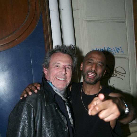Stomy Bugsy et Jean-Luc Reichmann lors d'un anniversaire surprise organisé pour les 54 ans de Stomy Bugsy à L'Injuste - Pigalle à Paris, le 21 mai 2026.

© JLPPA/Bestimage