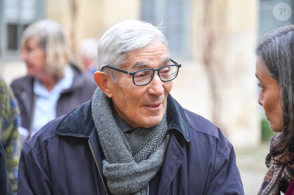 L'écrivain franco-algérien Boualem Sansal lors de la remise du prix Cino Del Duca à l'écrivain franco-algérien B.Sansal à l'Académie française de Paris, France, le 4 décembre 2025. © Alexandre Fay/PixPlanete/Bestimage