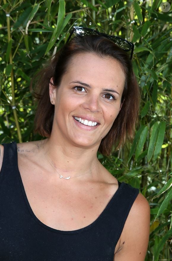 Laure Manaudou - Finale du tournoi de tennis de Roland-Garros à Paris, le 7 juin 2015. DOMINIQUE JACOVIDES / BESTIMAGE