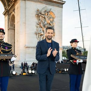Tony Estanguet, president du COJO, lors de la  cérémonie de remise des décorations aux athlètes médailles aux Jeux Olympiques et Paralympiques de Paris2024. © Eric Tschaen/Pool/Bestimage