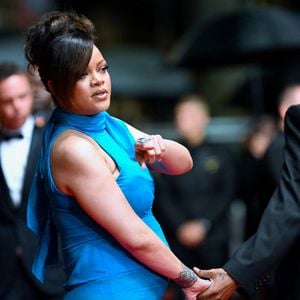Rihanna et ASAP Rocky assistent au tapis rouge de Highest 2 Lowest lors de la 78e édition du Festival de Cannes au Palais des Festivals le 19 mai 2025 à Cannes, France. Photo by Franck Castel/ABACAPRESS.COM