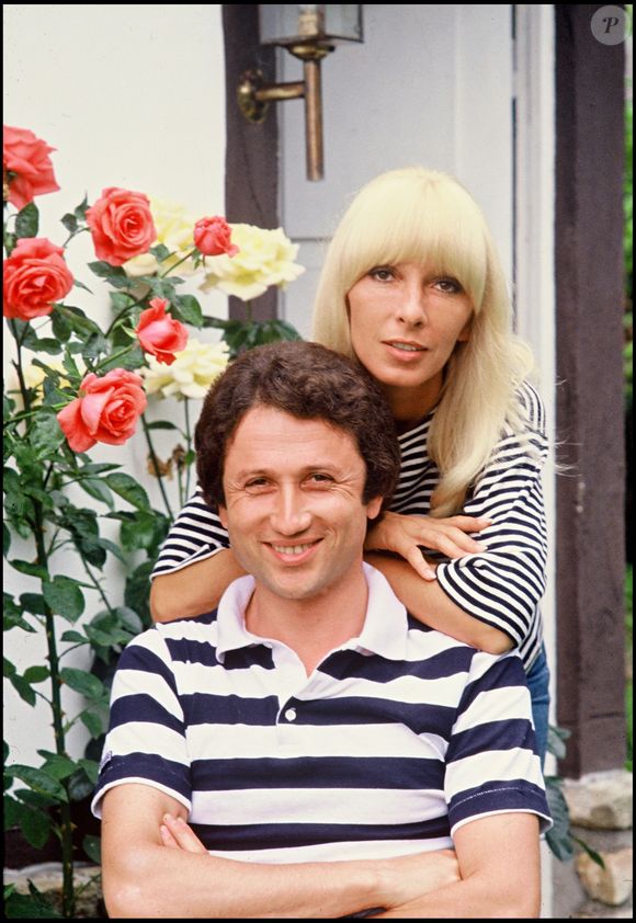 Michel Drucker et sa femme Dany Saval