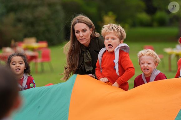 Kate Middleton  au parc de Frogmore à Windsor, dans le Berkshire, lors du deuxième jour de la deuxième visite d'État du président américain Donald Trump au Royaume-Uni. © PA Photo/ Bestimage