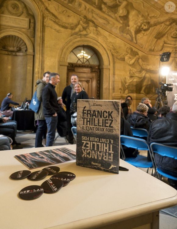 Franck Thilliez en interview à Bepolar lors du festival Quais du Polar à Lyon. Le 2 avril 2022. © Sandrine THESILLAT / Panoramic / Bestimage