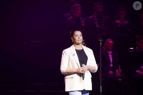 Chimène Badi  au concert des sentinelles à la salle Pleyel à Paris au profit de l'association "Bleuet de France" le 10 avril 2025.
L’intégralité des dons de ce spectacle sera reversée à l’Œuvre nationale du Bleuet de France qui vient en aide aux blessés des armées, aux victimes du terrorisme, aux combattants d’hier et d’aujourd’hui, aux pupilles de la Nation, aux veuves de guerre et aux familles endeuillées.

© Jack Tribeca / Bestimage
