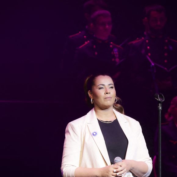 Chimène Badi  au concert des sentinelles à la salle Pleyel à Paris au profit de l'association "Bleuet de France" le 10 avril 2025.
L’intégralité des dons de ce spectacle sera reversée à l’Œuvre nationale du Bleuet de France qui vient en aide aux blessés des armées, aux victimes du terrorisme, aux combattants d’hier et d’aujourd’hui, aux pupilles de la Nation, aux veuves de guerre et aux familles endeuillées.

© Jack Tribeca / Bestimage