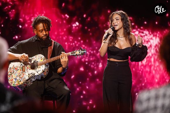 Exclusif - Haile, Christina Milian (femme de M. Pokora) - Surprises - Enregistrement de l'émission "La boîte à secrets N°17", présentée par F.Bollaert et diffusée le 19 janvier 2024 sur France 3
© Christophe Clovis / Bestimage