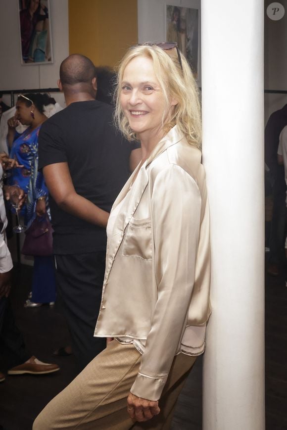 Exclusif - Alexandra Vandernoot lors de la soirée Focus Cameroun 2, un voyage culturel, par Nathalie Garçon à la Galerie Vivienne à Paris le 10 juillet 2023. © Jack Tribeca / Bestimage