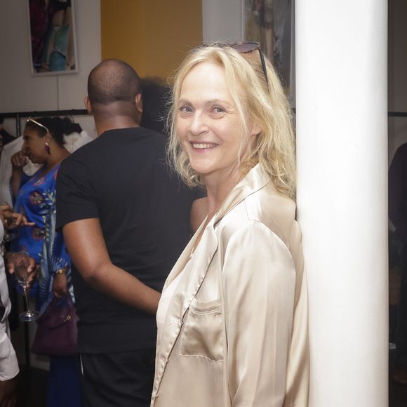 Exclusif - Alexandra Vandernoot lors de la soirée Focus Cameroun 2, un voyage culturel, par Nathalie Garçon à la Galerie Vivienne à Paris le 10 juillet 2023. © Jack Tribeca / Bestimage