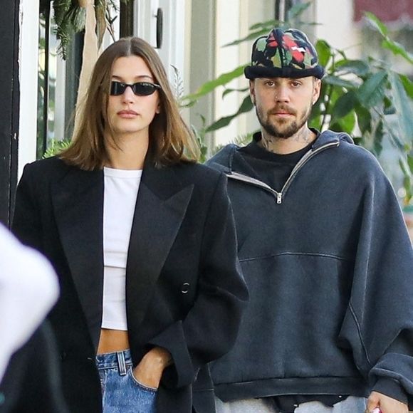 EXCLUSIF West Hollywood, CA Justin Bieber et sa femme Hailey Bieber arrivent au VODA Spa à West Hollywood. 

Sur la photo :  Justin Bieber et Hailey Bieber