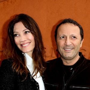 Totalement conquis, Arthur a finalement pris une décision : "Première et dernière fois que je pars sans lui".
Mareva Galanter et son compagnon Arthur (Jacques Essebag) - People au village des internationaux de France de tennis à Roland Garros à Paris 5 juin 2016.
© Dominique Jacovides / Bestimage