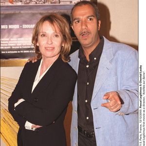 © Nicolas Khayat/ABACA. Paris, France, 12/12/2000. Pascal Légitimus & Chantal Lauby lors de l'avant-première du premier film de Pascal Legitimus en tant que réalisateur, "Antilles sur Seine".