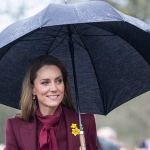 Le Prince William, le Prince de Galles, et Catherine, la Princesse de Galles, visitent Powys, à l'occasion de la fête de la Saint Davids. Photo par GOFF  / BESTIMAGE
