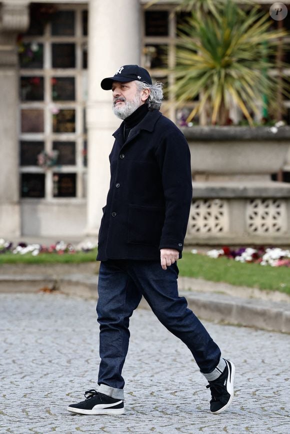 Eric Laugerias - Obsèques d'Isabelle Mergault à la Coupole du Père-Lachaise à Paris le 30 mars 2026. © Cyril Moreau - Dominique Jacovides / Bestimage